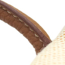 エルメス HERMES ガーデンパーティーPM エクリュ×ゴールド トワルアッシュ ネゴンダ トートバッグ シルバー金具 茶 トワルH