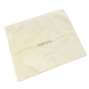 ミュウミュウ MIU MIU ロゴエンボス ショルダ― メタリックブルー×シルバー レザー ショルダーバッグ バイカラー 肩掛け