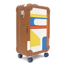 エルメス HERMES R.M.S キャビン カプシーヌ×エクリュ×ベージュ×フォーヴ×オレンジ トリヨンレガッタ トワルアッシュプリュム キャリーバッグ シルバー金具 茶 スーツケース