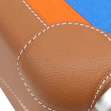 エルメス HERMES R.M.S キャビン カプシーヌ×エクリュ×ベージュ×フォーヴ×オレンジ トリヨンレガッタ トワルアッシュプリュム キャリーバッグ シルバー金具 茶 スーツケース