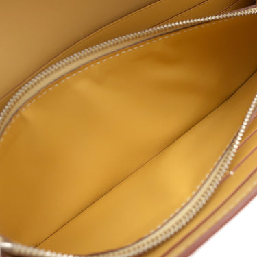 エルメス HERMES コンスタンス ロング パイユ×アガット リザード タデラクト 長財布 シルバー金具 二つ折り財布