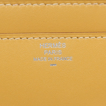 エルメス HERMES コンスタンス ロング パイユ×アガット リザード タデラクト 長財布 シルバー金具 二つ折り財布