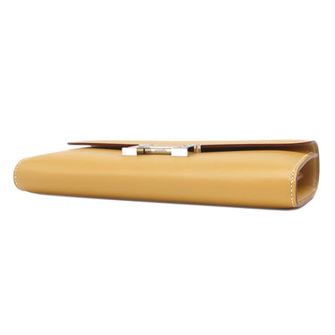 エルメス HERMES コンスタンス ロング パイユ×アガット リザード タデラクト 長財布 シルバー金具 二つ折り財布