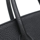 エルメス HERMES バーキン35 ブラック トゴ ハンドバッグ シルバー金具 黒