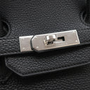 エルメス HERMES バーキン35 ブラック トゴ ハンドバッグ シルバー金具 黒