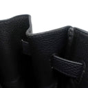 エルメス HERMES バーキン35 ブラック トゴ ハンドバッグ シルバー金具 黒