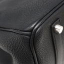 エルメス HERMES バーキン35 ブラック トゴ ハンドバッグ シルバー金具 黒