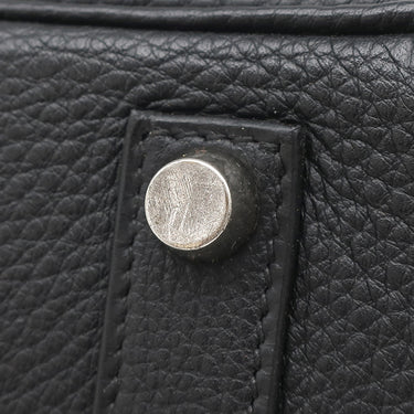 エルメス HERMES バーキン35 ブラック トゴ ハンドバッグ シルバー金具 黒
