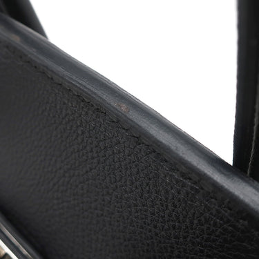 エルメス HERMES バーキン35 ブラック トゴ ハンドバッグ シルバー金具 黒