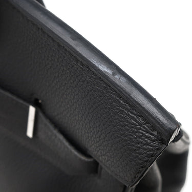 エルメス HERMES バーキン35 ブラック トゴ ハンドバッグ シルバー金具 黒