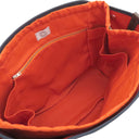 エルメス HERMES サックドパンサージュ グルーム ネイビー×オレンジ コットン ポリウレタン ポリアミド 2WAYバッグ シルバー金具 紺 ショルダー トート