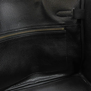 エルメス HERMES バーキン30 ブラック トゴ ハンドバッグ ゴールド金具 黒