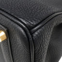 エルメス HERMES バーキン30 ブラック トゴ ハンドバッグ ゴールド金具 黒