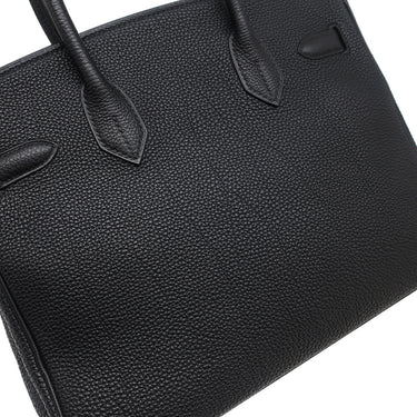 エルメス HERMES バーキン30 ブラック トゴ ハンドバッグ ゴールド金具 黒