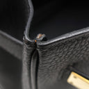 エルメス HERMES バーキン30 ブラック トゴ ハンドバッグ ゴールド金具 黒