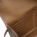 エルメス HERMES ケリーウォレット ロング タバックキャメル アリゲーター 長財布 シルバー金具 茶 クロコ