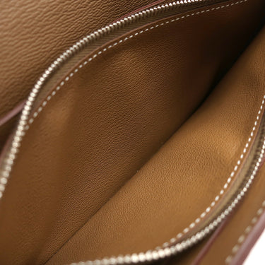 エルメス HERMES ケリーウォレット ロング タバックキャメル アリゲーター 長財布 シルバー金具 茶 クロコ