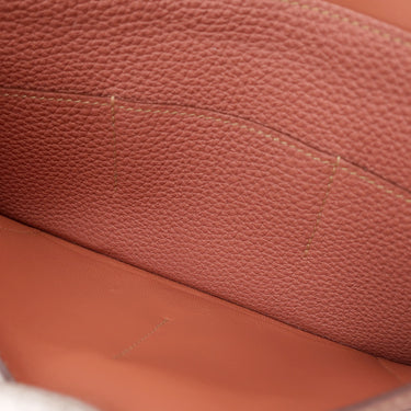 エルメス HERMES ドゴンデュオ ドゴンGM ロージー トゴ 長財布 マットシルバー金具