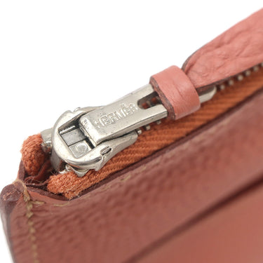 エルメス HERMES ドゴンデュオ ドゴンGM ロージー トゴ 長財布 マットシルバー金具