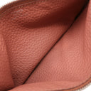 エルメス HERMES ドゴンデュオ ドゴンGM ロージー トゴ 長財布 マットシルバー金具