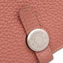 エルメス HERMES ドゴンデュオ ドゴンGM ロージー トゴ 長財布 マットシルバー金具