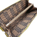 エルメス HERMES アザップロング シルクイン ライム ヴォーエプソン 長財布 シルバー金具 黄色 ラウンドファスナー