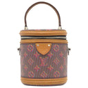 ルイヴィトン LOUIS VUITTON LVポップ カンヌ M55457 ブラウン×ピンク モノグラムLVポップキャンバス 2WAYバッグ シルバー金具 ヴァニティ ネオン モノグラム ダミエ