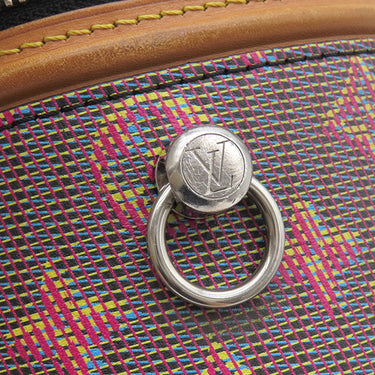 ルイヴィトン LOUIS VUITTON LVポップ カンヌ M55457 ブラウン×ピンク モノグラムLVポップキャンバス 2WAYバッグ シルバー金具 ヴァニティ ネオン モノグラム ダミエ