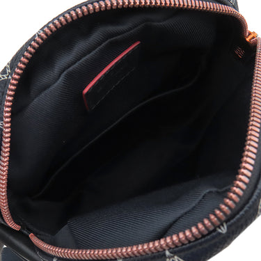 ルイヴィトン LOUIS VUITTON ダヌーブ PM アップサイドダウン M43678 ネイビー モノグラムキャンバス モノグラムインクキャンバス ショルダーバッグ 紺 メタリック金具