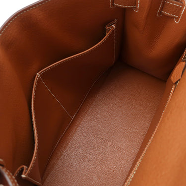 エルメス HERMES ケリー28 外縫い ゴールド シェーブル 2WAYバッグ ゴールド金具