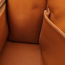 エルメス HERMES ケリー28 外縫い ゴールド シェーブル 2WAYバッグ ゴールド金具