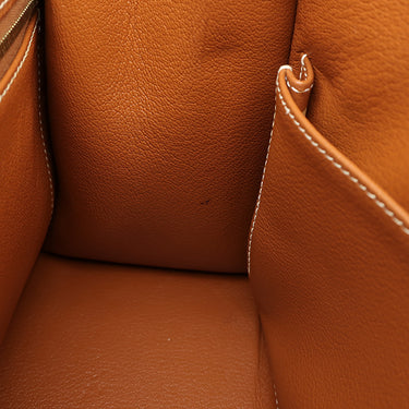 エルメス HERMES ケリー28 外縫い ゴールド シェーブル 2WAYバッグ ゴールド金具