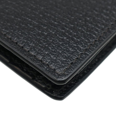 グッチ GUCCI GGマーモント 二つ折り 436923 ブラック レザー 長財布 ヴィンテージ金具 黒