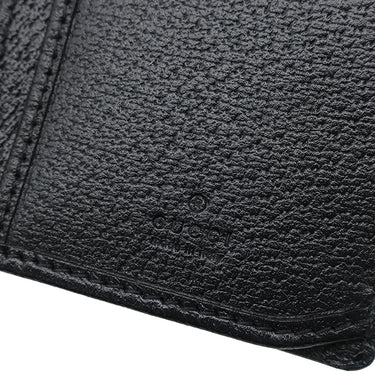 グッチ GUCCI GGマーモント 二つ折り 436923 ブラック レザー 長財布 ヴィンテージ金具 黒