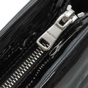 ミュウミュウ MIU MIU チェーン ハンドバッグ 5BH019 NERO エナメル レザー 2WAYバッグ シルバー金具 黒 ハンドバッグ ショルダー