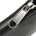 グッチ GUCCI インターロッキングG 723306 ブラック GGスプリームキャンバス レザー 2WAYバッグ シルバー金具 黒 ショルダー クラッチ ポーチ
