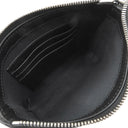 グッチ GUCCI インターロッキングG 723306 ブラック GGスプリームキャンバス レザー 2WAYバッグ シルバー金具 黒 ショルダー クラッチ ポーチ