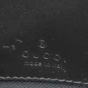 グッチ GUCCI インターロッキングG 723306 ブラック GGスプリームキャンバス レザー 2WAYバッグ シルバー金具 黒 ショルダー クラッチ ポーチ