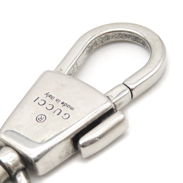 グッチ GUCCI インターロッキングG 723306 ブラック GGスプリームキャンバス レザー 2WAYバッグ シルバー金具 黒 ショルダー クラッチ ポーチ