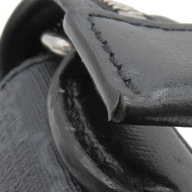 グッチ GUCCI インターロッキングG 723306 ブラック GGスプリームキャンバス レザー 2WAYバッグ シルバー金具 黒 ショルダー クラッチ ポーチ