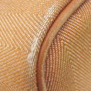 エルメス HERMES ヴァルパライソ PM ゴールド トワルシェブロン スイフト ハンドバッグ シルバー金具 茶