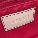 ロエベ LOEWE アナグラム ロゴ ホワイト レザー ショルダーバッグ シルバー金具 白