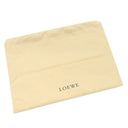 ロエベ LOEWE アナグラム ロゴ ホワイト レザー ショルダーバッグ シルバー金具 白