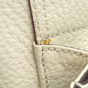 グッチ GUCCI バンブー ハンドバッグ 137381 アイボリー レザー バンブー ハンドバッグ ゴールド金具 スタッズ Wポケット