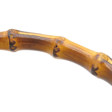 グッチ GUCCI バンブー ハンドバッグ 137381 アイボリー レザー バンブー ハンドバッグ ゴールド金具 スタッズ Wポケット