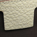 グッチ GUCCI バンブー ハンドバッグ 137381 アイボリー レザー バンブー ハンドバッグ ゴールド金具 スタッズ Wポケット