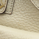 グッチ GUCCI バンブー ハンドバッグ 137381 アイボリー レザー バンブー ハンドバッグ ゴールド金具 スタッズ Wポケット