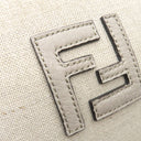 フェンディ FENDI セレリア スーツケース ミニ 7VA552 ベージュ キャンバス レザー 2WAYバッグ シルバー金具 ハンドバッグ ショルダー