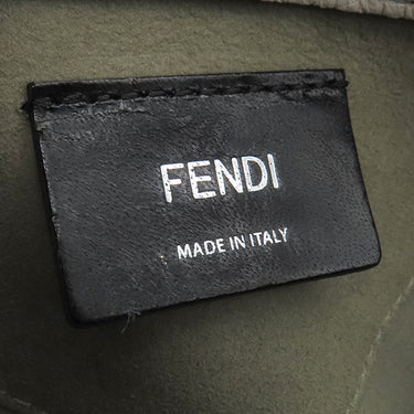 フェンディ FENDI セレリア スーツケース ミニ 7VA552 ベージュ キャンバス レザー 2WAYバッグ シルバー金具 ハンドバッグ ショルダー