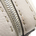 フェンディ FENDI セレリア スーツケース ミニ 7VA552 ベージュ キャンバス レザー 2WAYバッグ シルバー金具 ハンドバッグ ショルダー